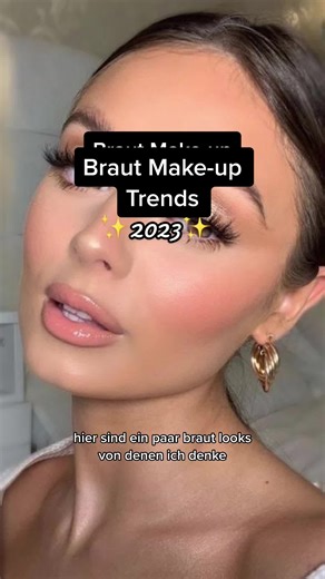 Braut Makeup Looks von denen ich denke, dass sie 2023 wirklich zum Trend werden können☺️ Alles in Allem bleiben die Braut Make-up Trends in diesem sehr natürlich und glam. Es werden eventuell Glam Braut Makeup Looks mit viel Blush, Steinchen, oder Glitzer auf den Augen. Auch kann ich mir vorstellen dass die Lippe mit einer stärkeren Farbe wie Rot im Fokus steht. Hauptsache ein classy, cleanes glam braut Make-up✨ — #makeupartisttips#makeupartist#visagistin#brautmakeup#brauttrend#bridaltrends2023#