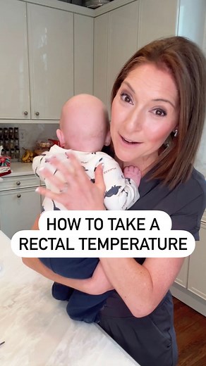 Does your kiddo need a rectal temperature? Yes - that first time can be daunting. You have to put it WHERE!?!? Tips to make it less stressful: (You don’t need a special thermometer!) - any regular digital thermometer works (watch video for two examples, and comment THERMOMETER below and I’ll send you the link to my Baby Cold/Flu Must-haves to find the ones I recommend). DO go ahead and buy an extra thermometer and LABEL it as “RECTAL”. You just don’t want to mix those. Or even THINK you may have