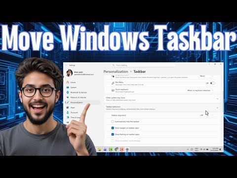 How To Move The Taskbar In Windows 11 | Customize Your Desktop (2025)