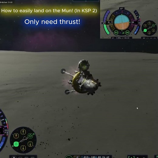 How to land on the mun! #ksp2 #ksp #moon #space