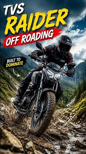 TVS Raider Off Road Ride 😱🔥 | Cinematic Bike Edit | Must Watch #TVSRaider #BikeRide #CinematicVide
