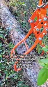 VEVOR Timber Claw Hook, 36 inch 4 Claw Log Grapple for Logging Tongs, Swivel Steel Log Lifting Tongs, Eagle Claws Design with 3307 lbs/1500 kg Loading Capacity for Tractors, ATVs, Trucks, Forklifts | VEVOR Home Improvement Australia