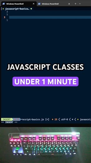 Learn JavaScript Classes in Under a Minute #javascript #programming