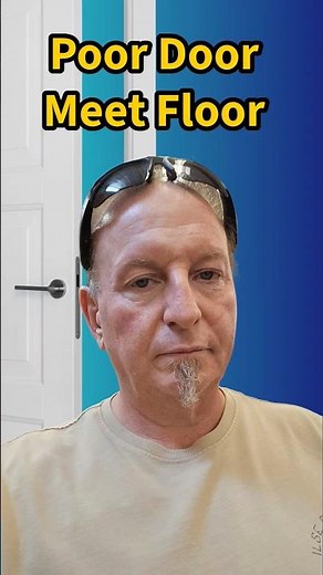 How to fix a door scraping on floor #short