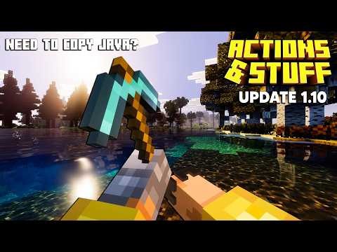 ACTIONS & STUFF (NEW) Update 1.10 NEED THESE in Minecraft Bedrock 26.1+
