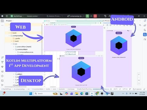 Build Your First Compose Multiplatform (KMP) App for Android, Desktop & Web