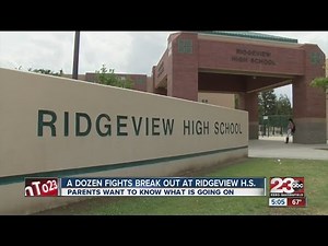 Ridgeview High School fights