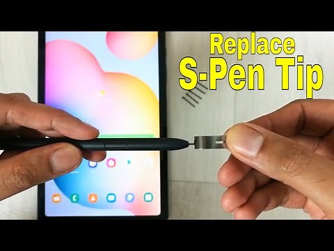 Samsung Galaxy Tab S6 Lite Replacement S-Pen Tips | How to change S Pen Nibs