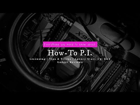 How-to become a private investigator (FL)/Premiere of How-to P.I.