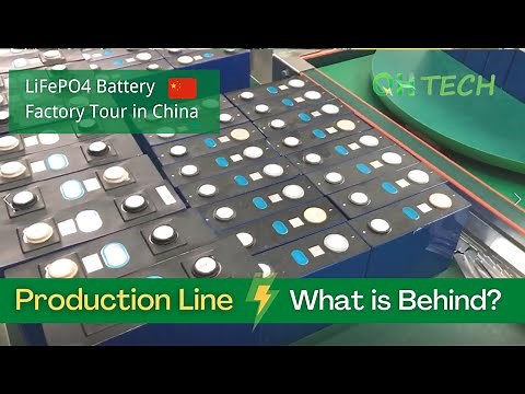 What is Behind the LiFePO4 Battery Production Line?|Factory Tour in China