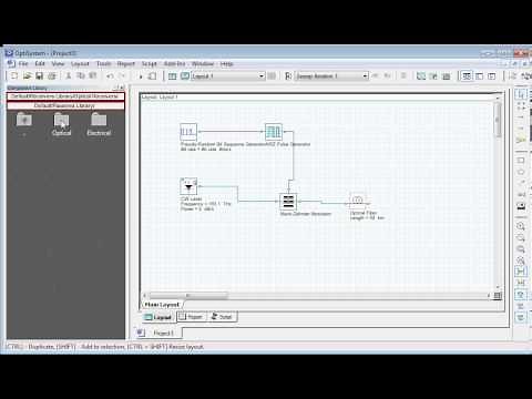 Introduction to Optisystem - communication channel