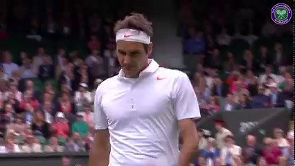 "That's one of those ones that only Roger Federer plays" #Wimbledon | Wimbledon