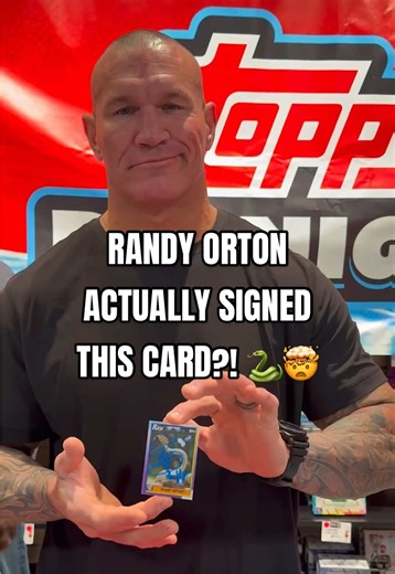 Randy Orton Signs Rare VIPER Card