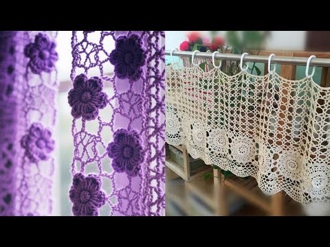 🌿 Soft Light & Style | Elegant Crochet Curtain Designs