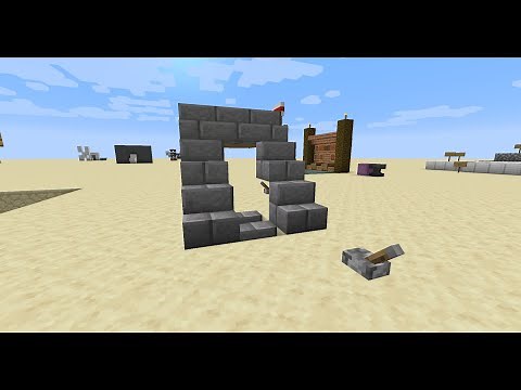 EASY Hidden Staircase Door Minecraft | MaxCraft