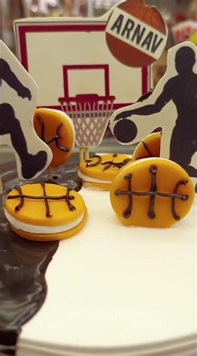Basketball Theme Birthday Cake | Custom Sports Cake| Murliwala Bakers #cake #chocolate