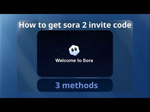 3 Methods to get sora invite code !![New]