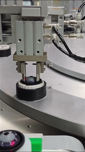 Medical Trocar Outer Sealing Cap Auto Assembly Equipment #MedicalAutomation #LaproscopicTrocar