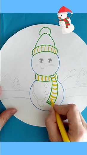 Hóember rajzolás, Hóember mondóka