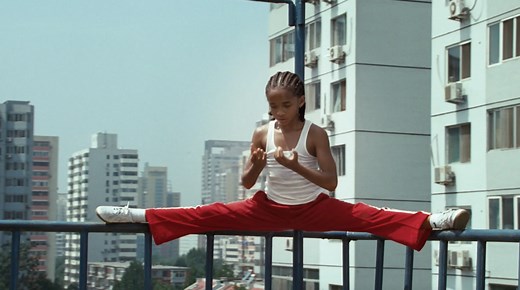 Jaden Smith steps into Ralph Macchio's shoes as the star of The Karate Kid — a 2010 reimagining co-starring Jackie Chan and Taraji P. Henson. Now on Netflix | Netflix