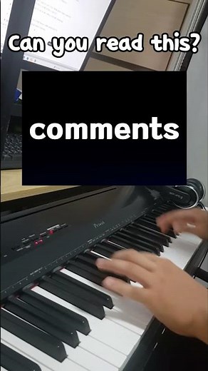 Can you read this? #piano