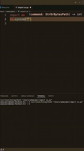 How To Open An App With Python. #coding #python #shorts