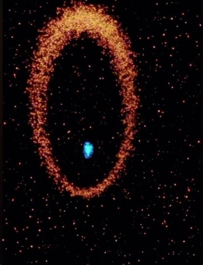 Mysterious disk of blue stars around M31's black hole