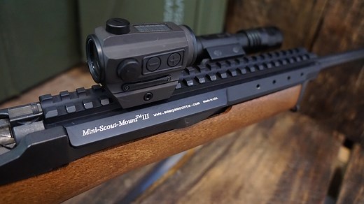 AMEGA Mini-Scout-Mount III   Tactical Light Mount Kit for Ruger Mini-14
