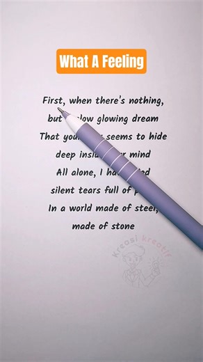 Sing Along & Learn English 🎤 | *What a Feeling* – Flashdance Karaoke