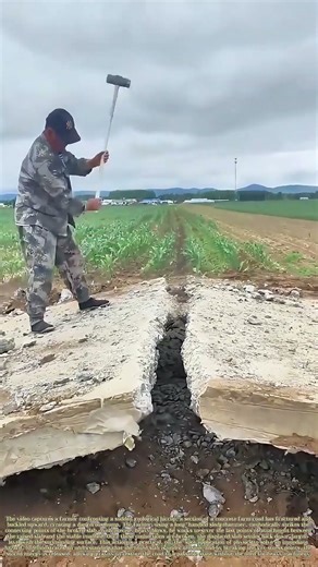 Leveling the Earth's Hump: How a Hammer Settles a Rising Road