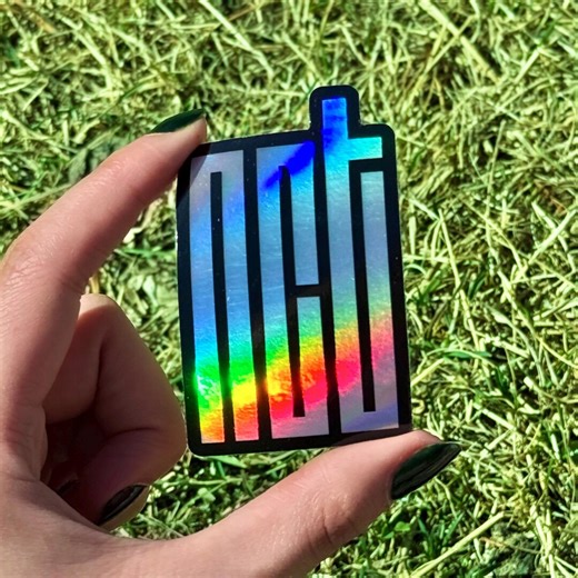 NCT Logo Holographic Sticker/decal (weather/waterproof) - Etsy