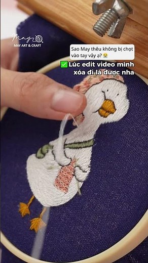 How to embroider without poking your hand - Learn to embroider at the Tailor's Grocery Store