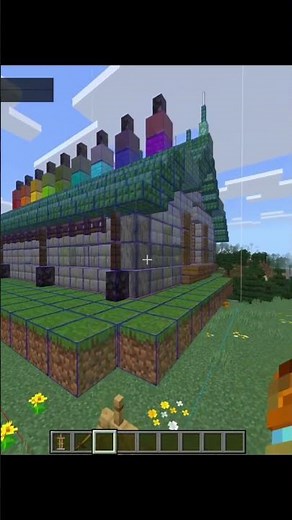 Farm de Lá decorada Holoprint #minecraft #holoprint #minecraftbuilding
