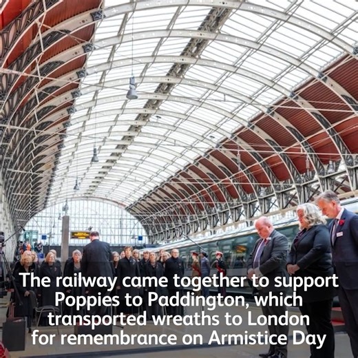 4K views · 55 reactions |  In this #WeekOnTheNetwork ... ️ Supporting 'Poppies to Paddington' on Armistice Day ️ The UK's first low-carbon track renewal took place in South London  We launched Platform4, set to regenerate the railway’s estate | Network Rail | Facebook