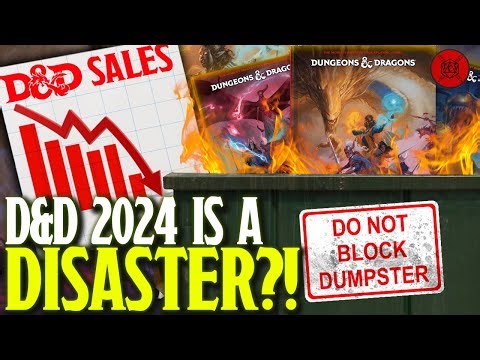 Is D&D 2024 Becoming A Sales DISASTER?! Stunning New Numbers!