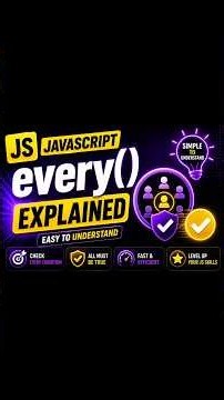 🔥 JavaScript every() Made Super Easy 😱