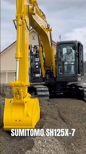 SUMITOMO SH125X-7納車 #設備投資 ＃新車 ＃sumitomo #sh125x-7 #安全祈願 ＃株式会社ワイエー