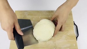 Bench Scraper & Chopper - Multifunctional Dough Scraper with Silicone Bowl Scraper, Sturdy Stainless Steel Dough Cutter for Baking, Pastry Cutter for Bread Pizza Cake with Measuring Scale