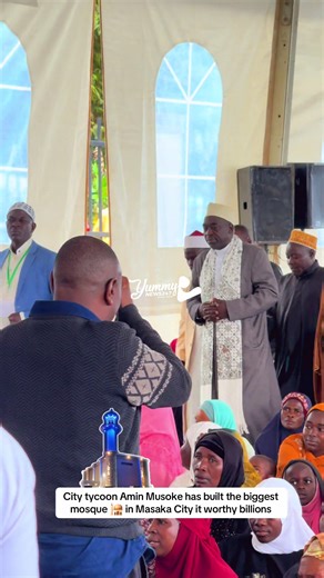 City tycoon Amin Musoke has built the biggest mosque 🕌 in Masaka City it worthy billions #yummynewstv #foryou #foryoupage