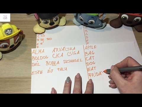 🇬🇧🇭🇺 Angol-Magyar mese - angol abc gyerekeknek 📚 Mancs őrjárat 😍🤗😎