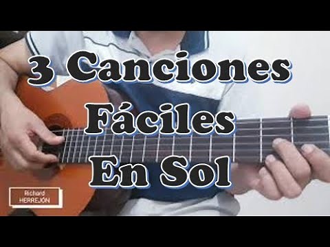 3 Easy Guitar Songs. Songs in G