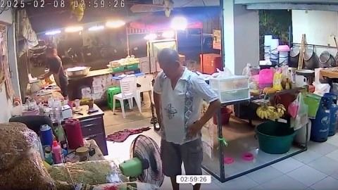 Fan explodes and hits elderly resident in the face