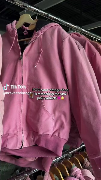 Vintage Pink Carhartt Jackets Restock Announcement