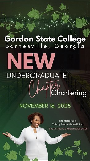 The Ivy vine continues to grow in the South Atlantic Region as we charter a new undergraduate chapter at Gordon State College in Barnesville, Georgia, on November 16! #AKA1908 #SoaringWithAKA #TUNEInSAR | Alpha Kappa Alpha Sorority, Inc. - South Atlantic Region