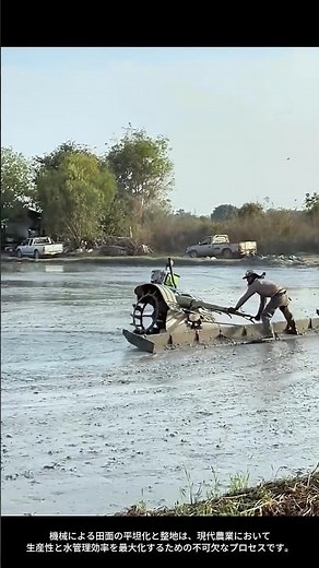【現場の技術】機械による圃場（ほじょう）平坦化と整地：次世代の米作りを支える土壌準備