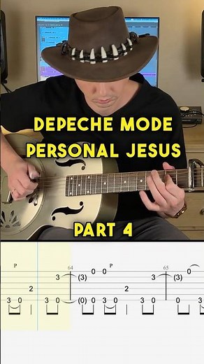 Depeche Mode - Personal Jesus | Acoustic Guitar Cover with Tabs | Guitar Lesson