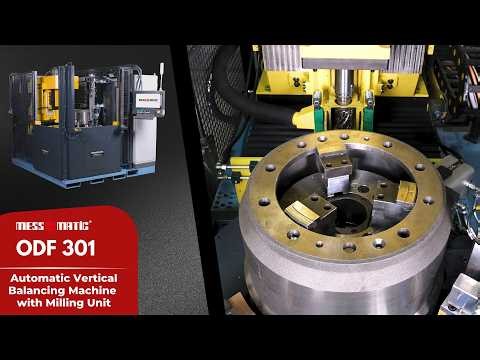 AUTOMATIC BRAKE DRUM BALANCING MACHINE WITH MILLING UNIT | MESSMATIC