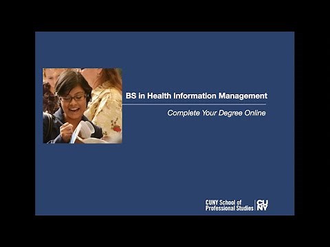 BS in Health Information Management | Online Information Session | CUNY SPS