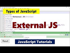 External JS | Working with External JavaScript Files: How to Link and Use Them in Your Web Projects