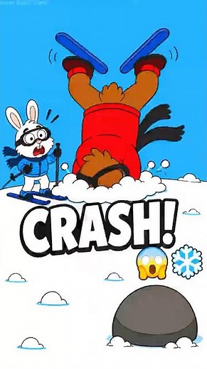Honey Bunny 😱 Snow Crash! ❄️😂